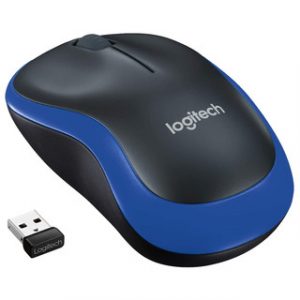 LOGITECH WIRELESS MOUSE M185 BLUE 12M – Image 1