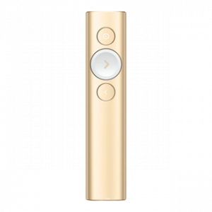 LOGITECH SPOTLIGHTÖ PRESENTATION REMOTE - GOLD - 2.4GHZ/BT - N/A - EMEA-808 - LOGI – Image 1