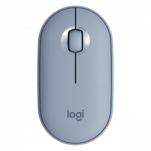 LOGITECH PEBBLE M350 WIRELESS MOUSE - BLUE GREY - EMEA 12M – Image 1