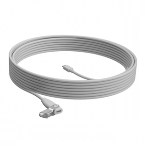 LOGITECH RALLY MIC POD EXTENSION CABLE WHITE USB 10M EXTENSION CABLE 24M – Image 1