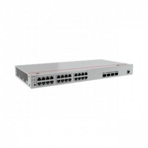 HUAWEI S310-24P4S (24*10/100/1000BASE-T PORTS, 4*GE SFP PORTS, POE+, AC POWER) – Image 1