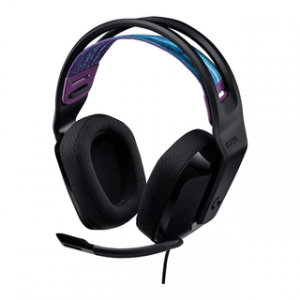 LOGITECH G335 WIRED GAMING HEADSET - BLACK - 3.5 MM – Image 1