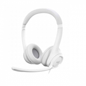 LOGITECH CASQUE HEADSET - H390 USB COMPUTER HEADSET - OFF-WHITE - USB – Image 1