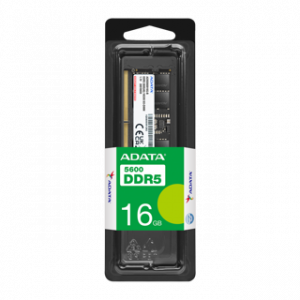 ADATA BARRETTE MÉMOIRE 16GB DDR5 5600 MT/S U-DIMM DESKTOP 12M – Image 1