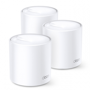 TPLINK MESH AX1800 WHOLE-HOME MESH WI-FI SYSTEM, WI-FI 6 3 PACKS – Image 1
