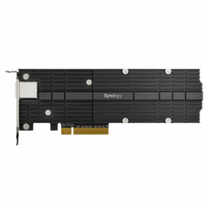 SYNOLOGY CARTE 1PORT 10GBE RJ45 + SSD M.2 COMBINÉ 12M – Image 1