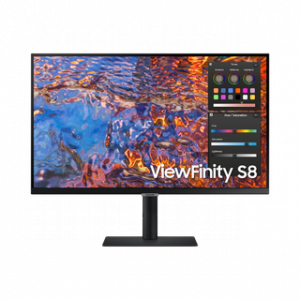 SAMSUNG MONITEUR FLAT ANTI-REFLET VIEWFINITY S80P 32'' 16:9 3-BORDERLESS HAS USB-C UHD 12M – Image 1