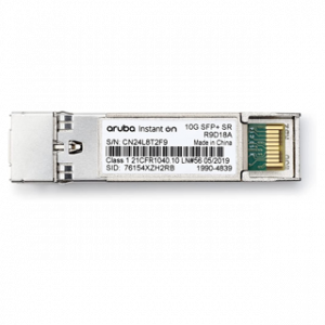 ARUBA INSTANT ON 10G SFP+ LC SR 300M MMF TRANSCEIVER 36M – Image 1