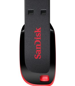SANDISK 32GB CRUZER BLADE USB 2.0 FLASH DRIVE – Image 1