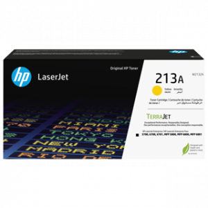 HP 213A YELLOW ORIGINAL LASERJET TONER CARTRIDGE 3000 PAGES POUR 6701DN SERIES 3M – Image 1