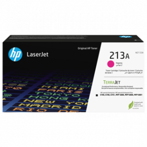 HP 213A MAGENTA ORIGINAL LASERJET TONER CARTRIDGE 3000 PAGES POUR 6701DN SERIES 3M – Image 1