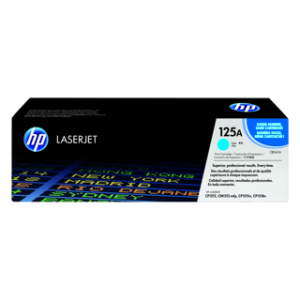 HP 125A CYAN ORIGINAL LASERJET TONER CARTRIDGEHP CLJCP1215/1515 CYAN CRTG – Image 1