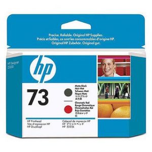 HP 73 MATTE BLACK/CHROMATIC RED DESIGNJET PRINTHADHP DESIGNJET Z3200PS/Z3200 – Image 1