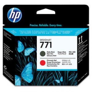 HP 771 MATTE BLCK/CHROMATIC RED DESIGNJET PRINTHADHP DESIGNJET Z6800 – Image 1