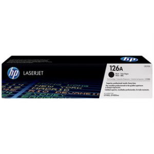 HP 126A BLACK ORIGINAL LASERJET TONER CARTRIDGEHP CLJ CP1025 BLACK CRTG – Image 1
