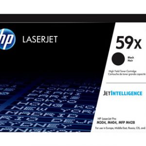 HP 59X HIGH YIELD BLACK ORIGINAL LASERJET TONER CARTRIDGE POUR LA SÉRIE M404 & M428 MFP 10 000 PAGES – Image 1