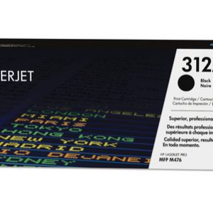 HP 312A BLACK ORIGINAL LASERJET TONER CARTRIDGEHP CLJ M476 BLACK CRTG – Image 1