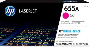 HP 655A MAGENTA ORIGINAL LASERJET TONER CRTGLJC MFP M681/MFP M682/M652/M653 MAGENTA CRTG – Image 1