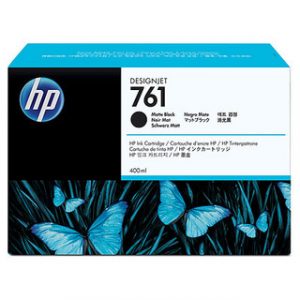 HP 761 400-ML MATTE BLACK DESIGNJET INK CARTRIDGEHP DESIGNJET T7100 – Image 1