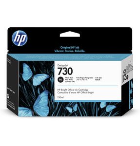 HP 730 130-ML PHOTO BLACK DESIGNJET INK CARTRIDGE – Image 1