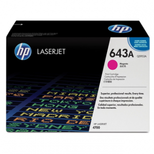 HP 643A MAGENTA ORIGINAL LASERJET TONER CARTRIDGEHP CLJ 4700 MAGENTA CRTG – Image 1