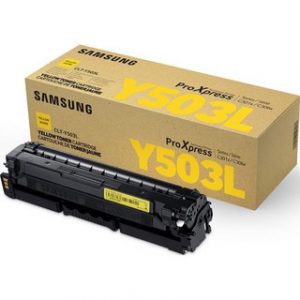 SAMSUNG CLT-Y503L H-YIELD YEL TONER CRTG – Image 1