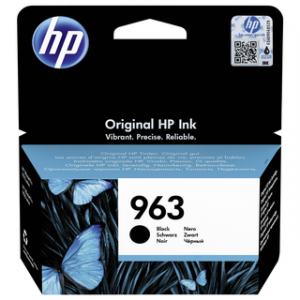 HP 963 BLACK ORIGINAL INK CARTRIDGE POUR OJ9010/9013/9020 – Image 1