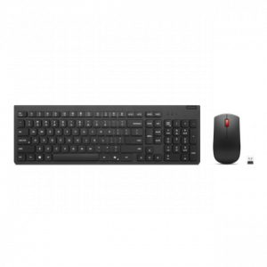 LENOVO PACK CLAVIER/SOURIS BLTH LENOVO ESS WIRELSS COMBO KEYBOARD&MOUSE GEN2 BLACK-FRENCH – Image 1