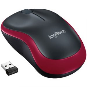 LOGITECH WIRELESS MOUSE M185 RED, WER OCCIDENT PACK – Image 1