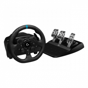 LOGITECH G923 RACING WHEEL AND PEDALS - PC/PS - BLACK - USB – Image 1