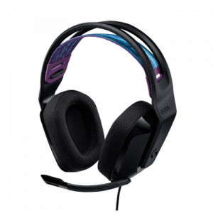 LOGITECH G335 WIRED GAMING HEADSET - BLACK - 3.5 MM – Image 1