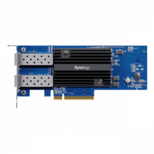 SYNOLOGY CARTE RÉSEAU DUAL-PORT 10GBE SFP+ (SANS TRANSCEIVERS) 36M – Image 1