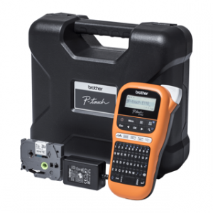 BROTHER ETIQUETEUSE PORTABLE POUR LES ÉLECTRICIENS-LIVRÉE AVEC MALLETTE ET ADAPTATEUR SECTEUR 12M – Image 1