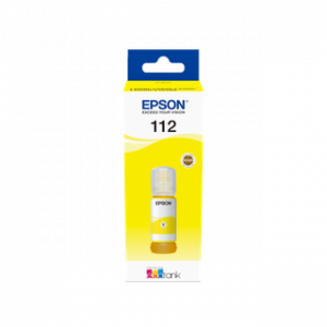 EPSON 112 ECOTANK PIGMENT YELLOW INK BOTTLE – Image 1