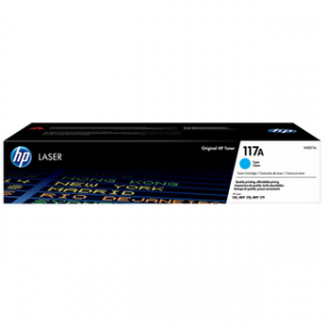 HP 117A CYAN ORIGINAL LASER TONER CARTRIDGE 700 PAGES POUR HP 150/178/179 SÉRIES – Image 1