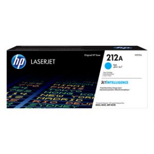 HP 212A CYAN ORIGINAL LASERJET TONER CARTRIDGE
4500 PAGES POUR CLJ M555/M554/M578 – Image 1