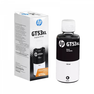 HP GT53 135ML BLACK ORIGINAL INK BOTTLE 6000 PAGES POUR HP INK TANK 615 515 – Image 1