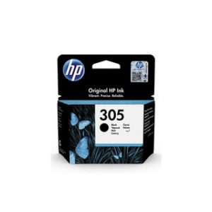 HP 305 BLACK ORIGINAL INK CARTRIDGE POUR DESKJET 27XX SÉRIES DESKJET PLUS 41XX
SÉRIES – Image 1
