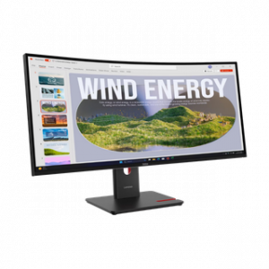 LENOVO MONITEUR SMART T34WD-40(A253403T0) 34 MONITOR HDMI 34'' 12 MOIS – Image 1