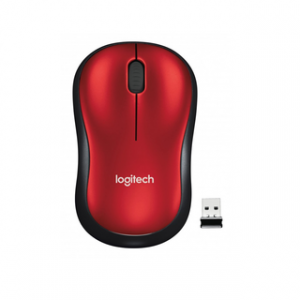 LOGITECH WIRELESS MOUSE M185 RED, WER OCCIDENT PACK – Image 1