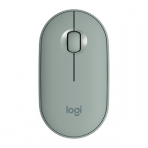 LOGITECH PEBBLE M350 WIRELESS MOUSE - EUCALYPTUS - EMEA 12M – Image 1