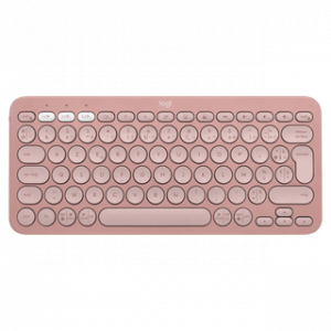 LOGITECH PEBBLE KEYS 2 K380S - TONAL ROSE - FRA - BT -UNIVERSAL 12M – Image 1