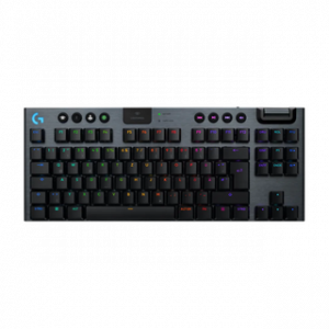 LOGITECH CLAVIER G915 X LIGHTSPEED TKL BLUETTH LOW-PROFILE WIRELESS GAMING KEYBOARD-BLACK-US INT
12M – Image 1