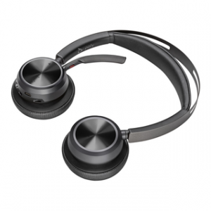 POLY VOYAGER FOCUS 2 USB-C-C HEADSET +USB-C/A ADAPTER – Image 1