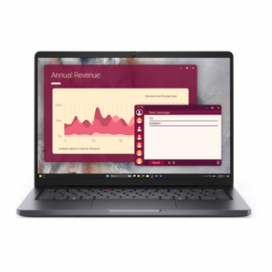DELL LAPTOP PRO 14 PC14250 14'' ULTRA 5-235U 16 GO 512 GO SSD UBUNTU GRIS 36M – Image 1