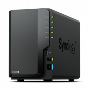 SYNOLOGY DISKSTATION DS225+ 2BAY CELERON J4125 4CORES 2GHZ 2GB 1X1GBE 1X2.5GBE
RJ45 2XUSB3.2 36M – Image 1