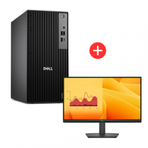 DELL DESKTOP TWR PRO QCT1250 I5-14500 VPRO 8GO 512GO SSD UBUNTU NOIR 36MOIS – Image 1