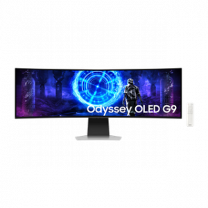 SAMSUNG MONITEUR CURVED SMART GAMING ODYSSEY OLED G9 DQHD 49'' 32:9 1800R OLED GLARE FREE 240HZ 12M – Image 1