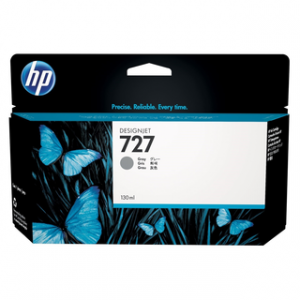 HP 727 130-ML GRAY DESIGNJET INK CARTRIDGEHP DESIGNJET T1500/T2500/T920 – Image 1