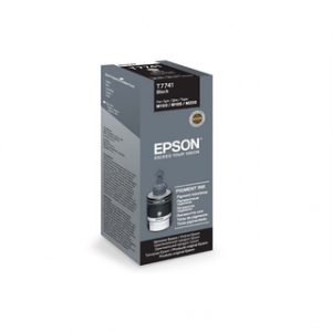 EPSON T7741 PIGMENT BLACK INKBOTTLE 140ML M100/M105/M200 – Image 1